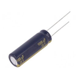 Condensator Electrolitic Low ESR 1000uF 25V 10x30mm | Electronic-mag.ro | Componente Electronice