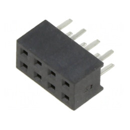 Soclu pini mamă 2mm 8 pini THT PCB 2A cositorit | Electronic-mag.ro | Componente Electronice