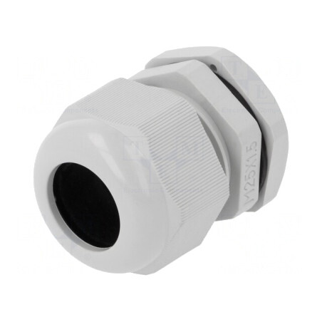 Garnitură etanşare M25 IP67 Poliamidă Gri | Electronic-mag.ro | Componente Electronice