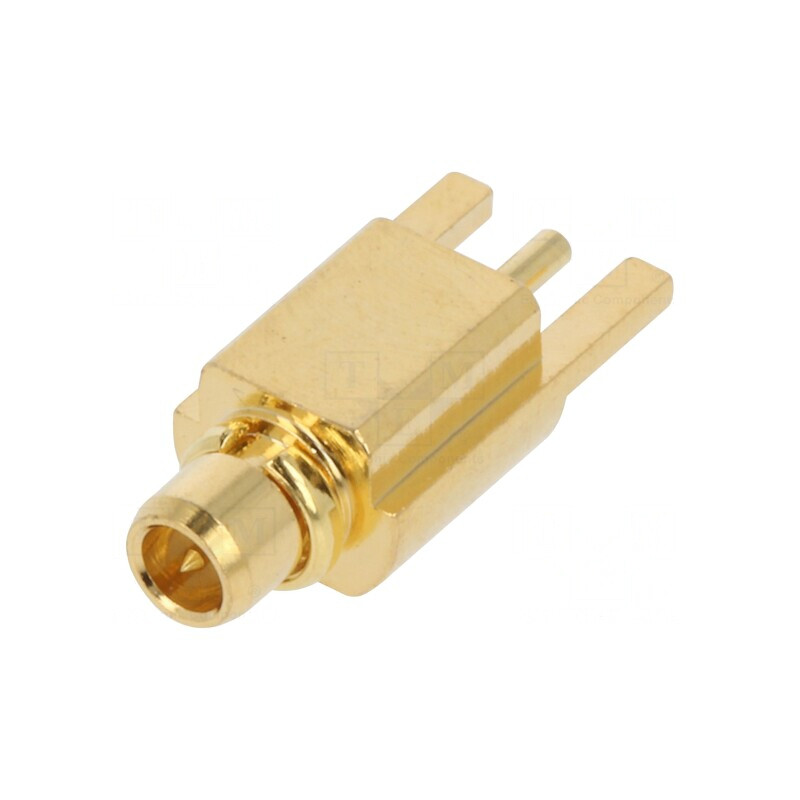 Conector MMCX Mamă 50Ω PTFE Aurit | Electronic-mag.ro | Componente Electronice