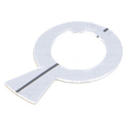 Indicator Autoadeziv Aluminiu 16mm | Electronic-mag.ro | Componente Electronice