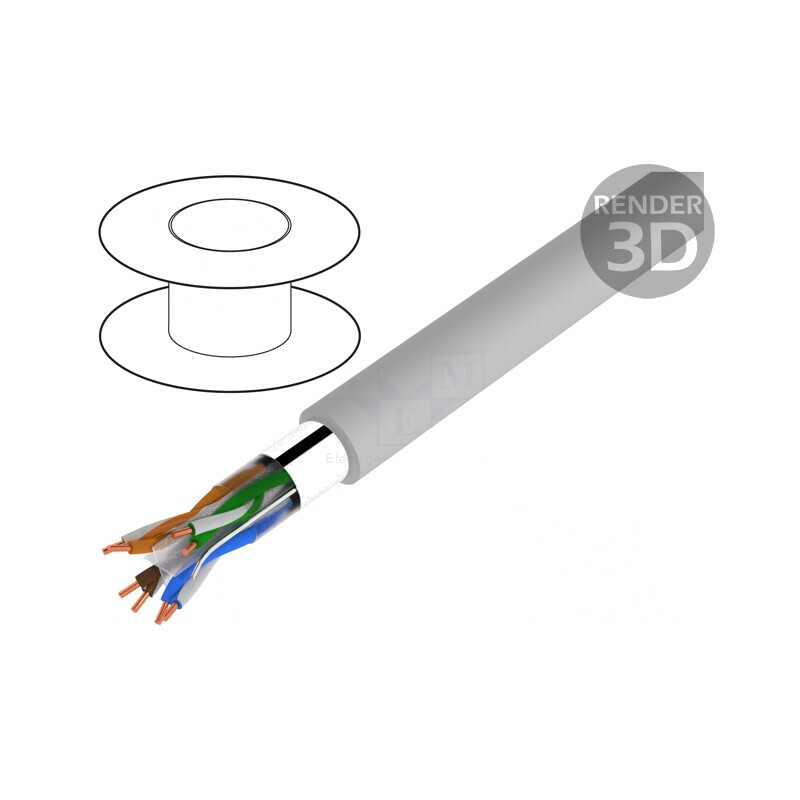 Cablu de Date BiTLAN CAT6 F/UTP 23AWG | Electronic-mag.ro | Componente Electronice