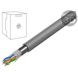 Cablu de Date BiTLAN F/UTP Cat6 23AWG Cu | Electronic-mag.ro | Componente Electronice