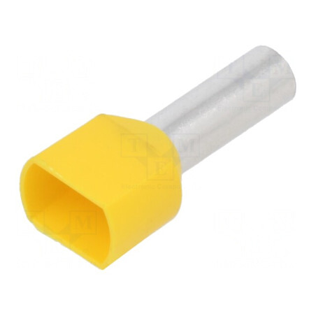 Tub de Capăt Izolat Dublu Cupru 10mm² 14mm | Electronic-mag.ro | Componente Electronice