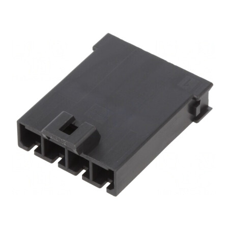 Mufă Tată Mega-Fit 5,7mm 4 PIN 23A Dreptă | Electronic-mag.ro | Componente Electronice