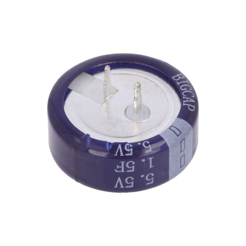 Supercondensator THT 1.5F 5.5V 20.5x7.6mm | Electronic-mag.ro | Componente Electronice