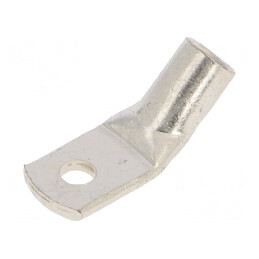 Vârf Inelar Tubular M5 Crimpat 45° 25mm2 | Electronic-mag.ro | Componente Electronice