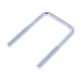 Bridă U Oțel Zinc Filet 30mm Lățime 35mm | Electronic-mag.ro | Componente Electronice