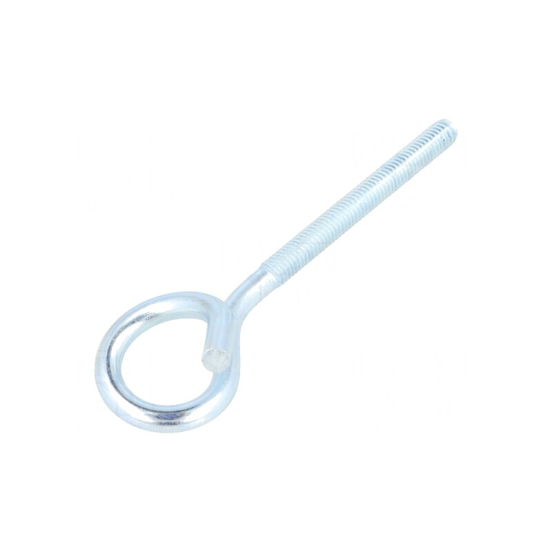 Cârlig Inelar Oțel Zincat 100mm 55mm Filet | Electronic-mag.ro | Componente Electronice