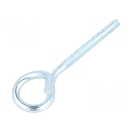 Cârlig Inelar Oțel Zincat 100mm 55mm Filet | Electronic-mag.ro | Componente Electronice