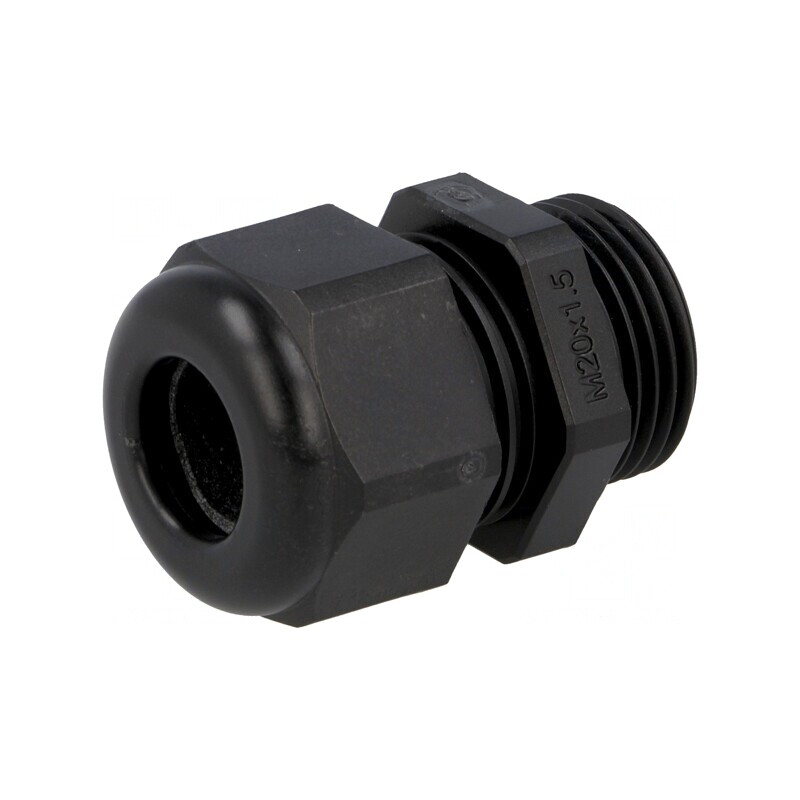 Garnitură etanşare M20 IP68 poliamidă neagră | Electronic-mag.ro | Componente Electronice