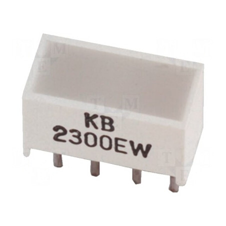 LED Afișaj Galben Lentilă Albă Difuză 588nm 8-40mcd | Electronic-mag.ro | Componente Electronice
