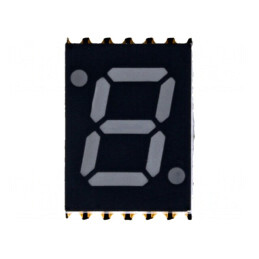 Afișaj LED 7 Segmente Roșu 7mm SMD | Electronic-mag.ro | Componente Electronice