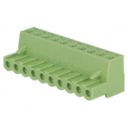 Regletă Conexiuni Deconectabilă 5mm 10 Piste Drept Mufă | Electronic-mag.ro | Componente Electronice