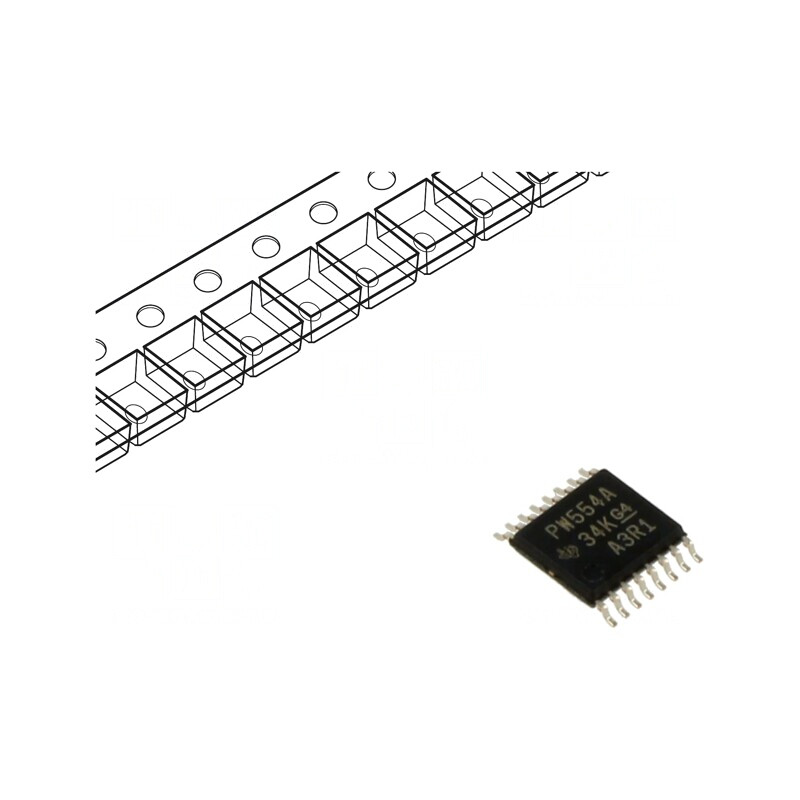 Interfață Extensie I/O 1,65-5,5VDC I2C SMBus SMD TSSOP16 | Electronic-mag.ro | Componente Electronice