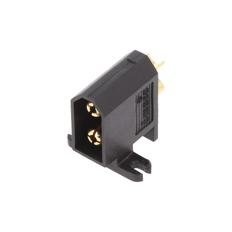 Soclu alimentare DC XT60 30A 500V Negru | Electronic-mag.ro | Componente Electronice