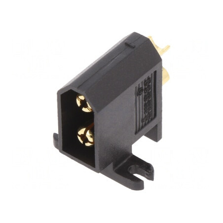 Soclu alimentare DC XT60 30A 500V Negru | Electronic-mag.ro | Componente Electronice