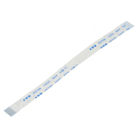 Cablu Bandă FFC Fire 0.5mm 101mm 60V 500mA | Electronic-mag.ro | Componente Electronice