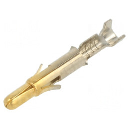 Pin Tată Alamă Aurit Selectiv 0,2-0,8mm² 24-18AWG Vrac | Electronic-mag.ro | Componente Electronice