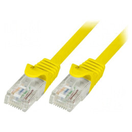 Cablu Patch UTP Cat 5e PVC Galben 1m | Electronic-mag.ro | Componente Electronice