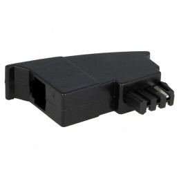 Adaptor RJ11 Soclu la Mufă F TAE | Electronic-mag.ro | Componente Electronice