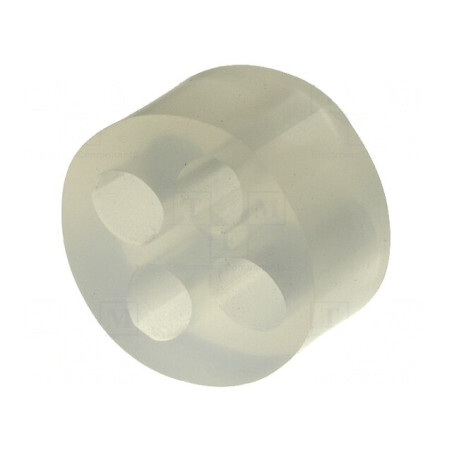 Insert Presetupă 4mm PG13,5 IP54 Silicon 4 Orificii | Electronic-mag.ro | Componente Electronice