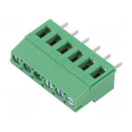 Regletă de Conexiuni PCB 90° 6 Piste 16A 5,08mm | Electronic-mag.ro | Componente Electronice