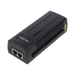Alimentator PoE Gigabit 30W Negru | Electronic-mag.ro | Componente Electronice