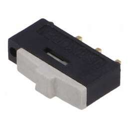 Comutator glisant 2 poziții 0.3A 24VDC SMT pentru PCB în unghi | Electronic-mag.ro | Componente Electronice