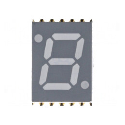 Display LED 7 Segmente 7mm Galben-Verde | Electronic-mag.ro | Componente Electronice