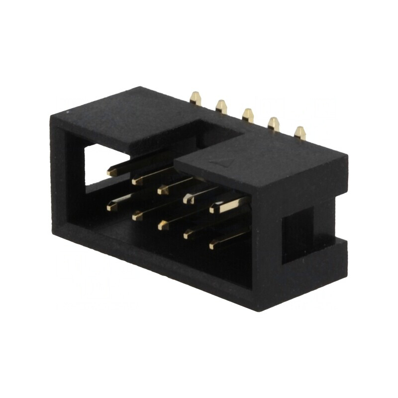Soclu IDC tată 10 PIN vert. SMT 2,54mm aurit | Electronic-mag.ro | Componente Electronice