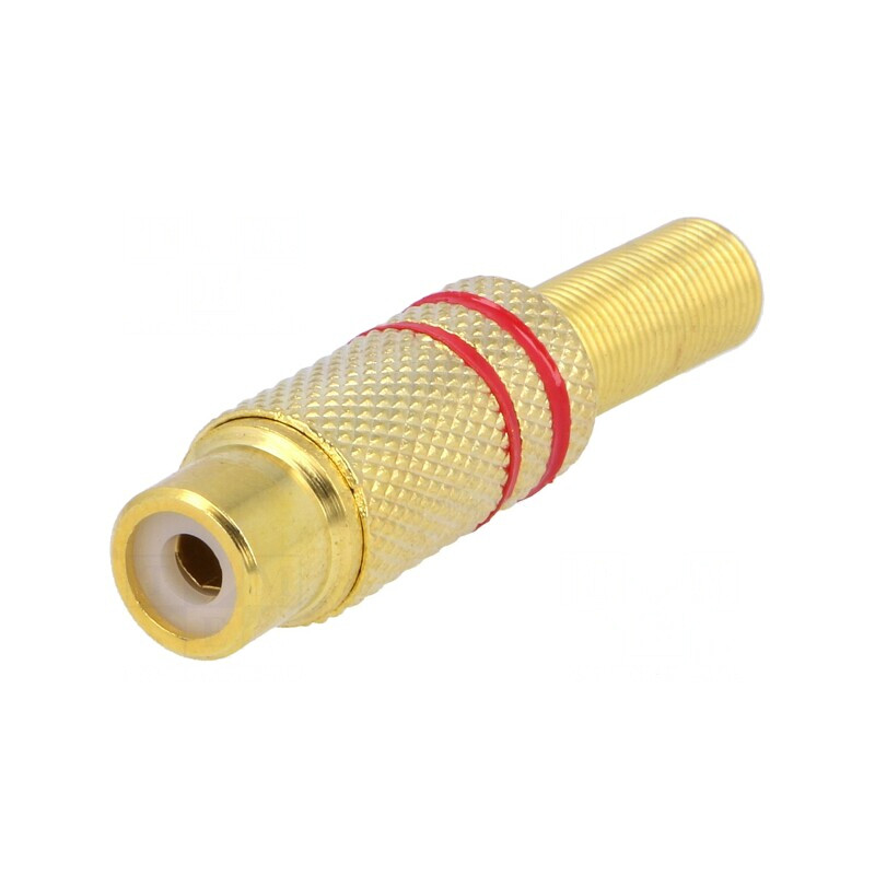 Mufă RCA Mamă Aurită cu Manson Drept 5mm | Electronic-mag.ro | Componente Electronice Mufă RCA Mamă Aurită cu Manson Drept 5mm | Electronic-mag.ro | Componente Electronice