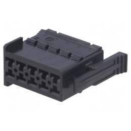 Conector cablu-cablu JPT mamă 10 pini negru | Electronic-mag.ro | Componente Electronice