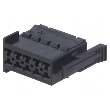 Conector cablu-cablu JPT mamă 10 pini negru | Electronic-mag.ro | Componente Electronice