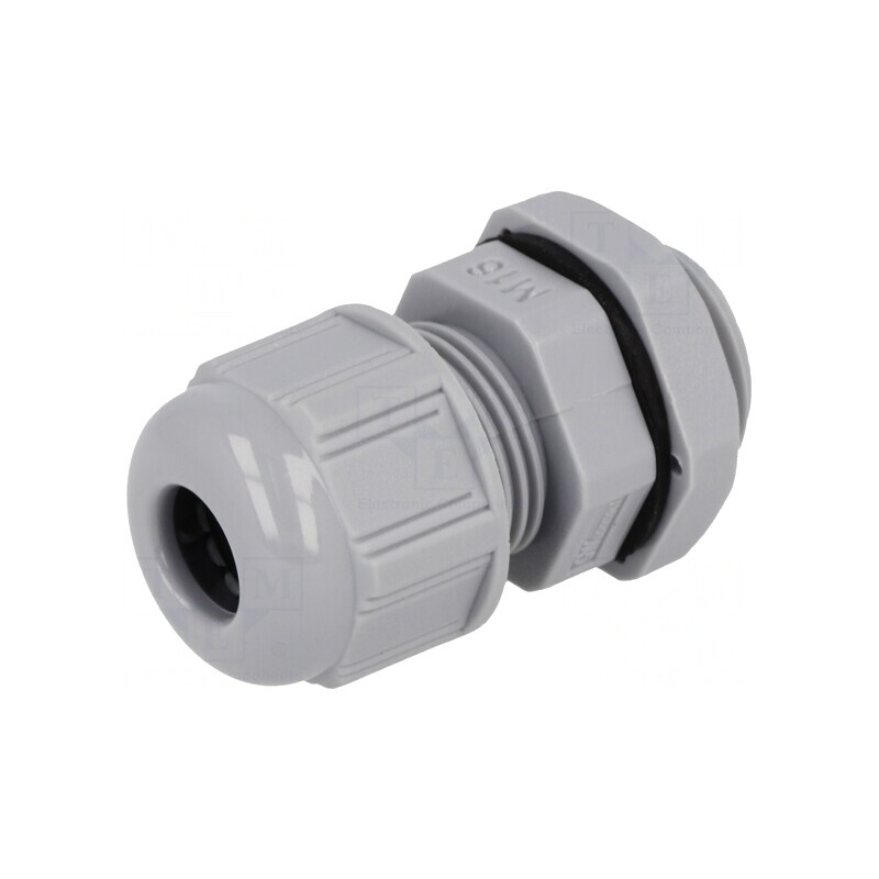 Garnitură Etanșare M16 Poliamidă Gri Închis IP68 | Electronic-mag.ro | Componente Electronice