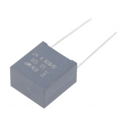 Condensator Polipropilenă 1,5uF THT ±10% 18x16x10mm 15mm | Electronic-mag.ro | Componente Electronice