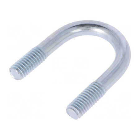 Bridă tip "U" oțel zincat 14mm pentru fixare țevi | Electronic-mag.ro | Componente Electronice