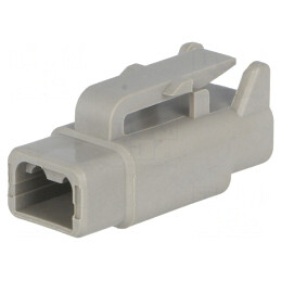 Conector DTM Mamă 2 Pin Gri IP68 | Electronic-mag.ro | Componente Electronice