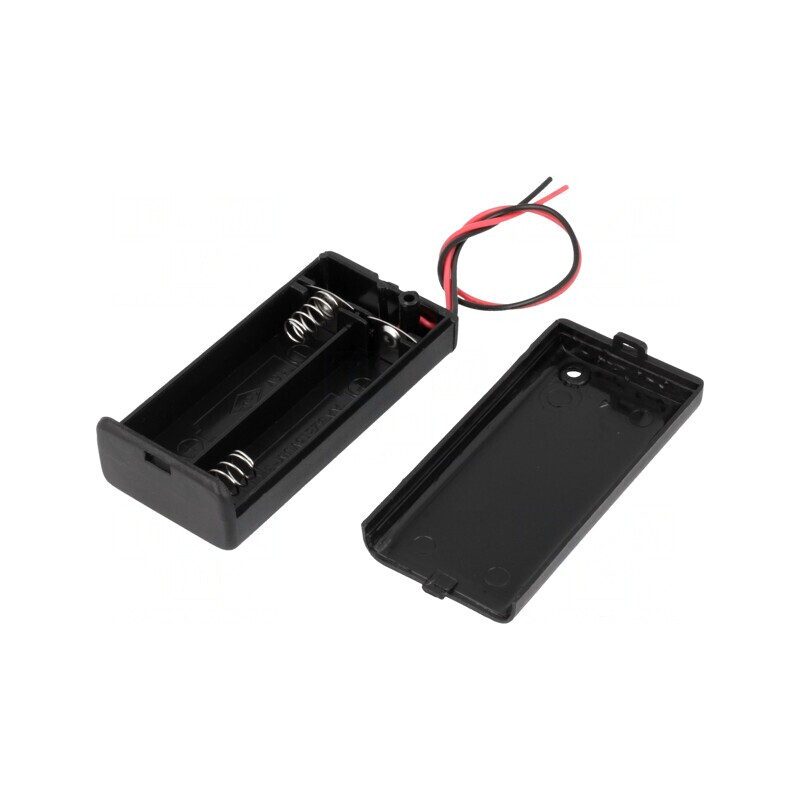 Suport Baterii AA cu Cabluri Negre 150mm | Electronic-mag.ro | Componente Electronice Suport Baterii AA cu Cabluri Negre 150mm | Electronic-mag.ro | Componente Electronice