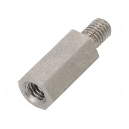 Piuliță Distanțieră Filetată M6 20mm | Electronic-mag.ro | Componente Electronice