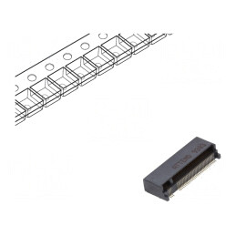 Conector M.2 (NGFF) Orizontal SMT Gold Flash 67 PIN