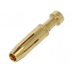 Pin Mamă Cupru Aurit 1,5mm2 16AWG Crimpat 16A | Electronic-mag.ro | Componente Electronice