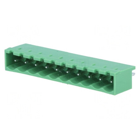 Regletă de Conexiuni Deconectabilă 5mm 10 Piste Drept Soclu | Electronic-mag.ro | Componente Electronice