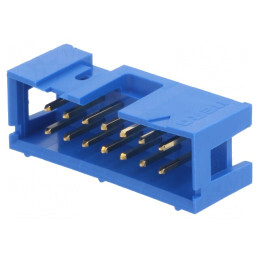Soclu IDC Tată 14 PIN THT Aurit 2,54mm 2x7 | Electronic-mag.ro | Componente Electronice