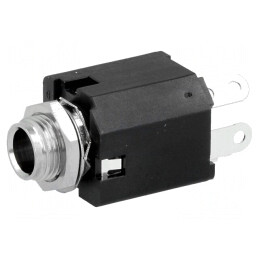 Soclu Jack 6,3mm Mamă Stereo 3 Piste | Electronic-mag.ro | Componente Electronice