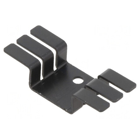 Radiator Negru Extrudat U TO202/TO220 17.7mm x 44.5mm | Electronic-mag.ro | Componente Electronice