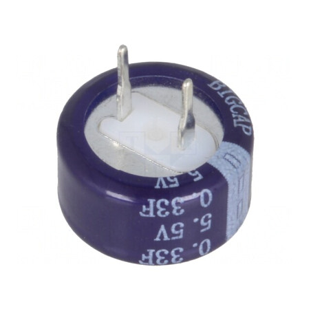 Supercondensator 0.33F 5.5V 13.5x7.3mm | Electronic-mag.ro | Componente Electronice