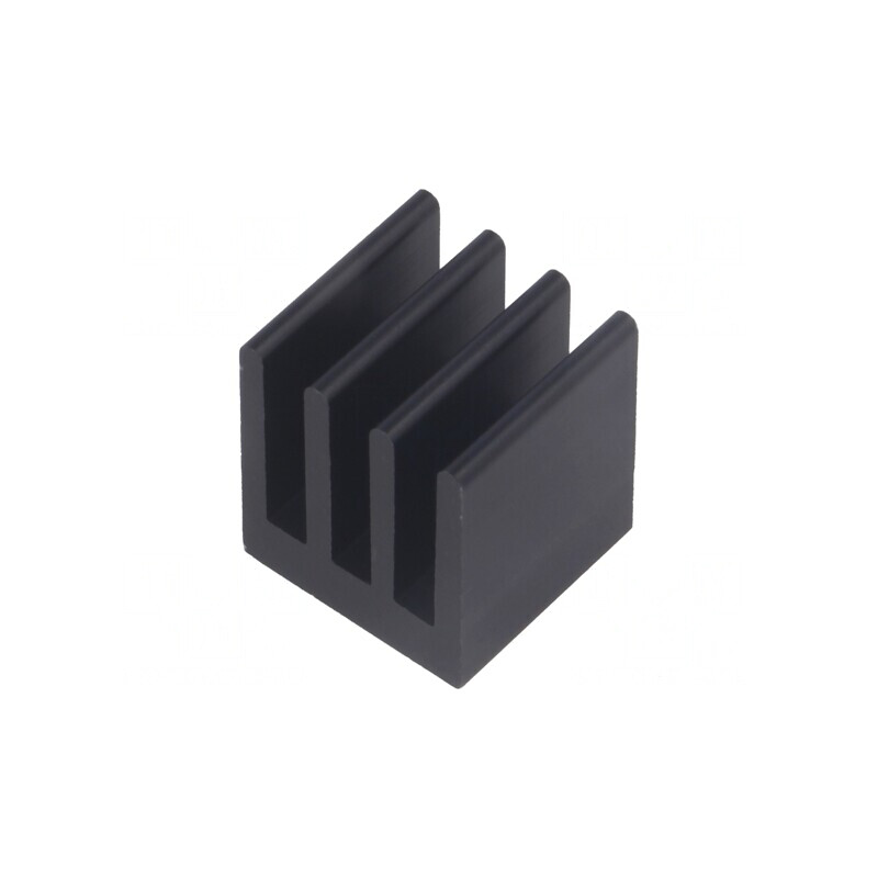 Radiator Negru Extrudat 13x13,5x15,24mm 21,5K/W | Electronic-mag.ro | Componente Electronice