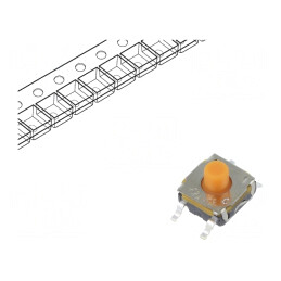 Microîntrerupător TACT SPDT 0,05A 32VDC SMT