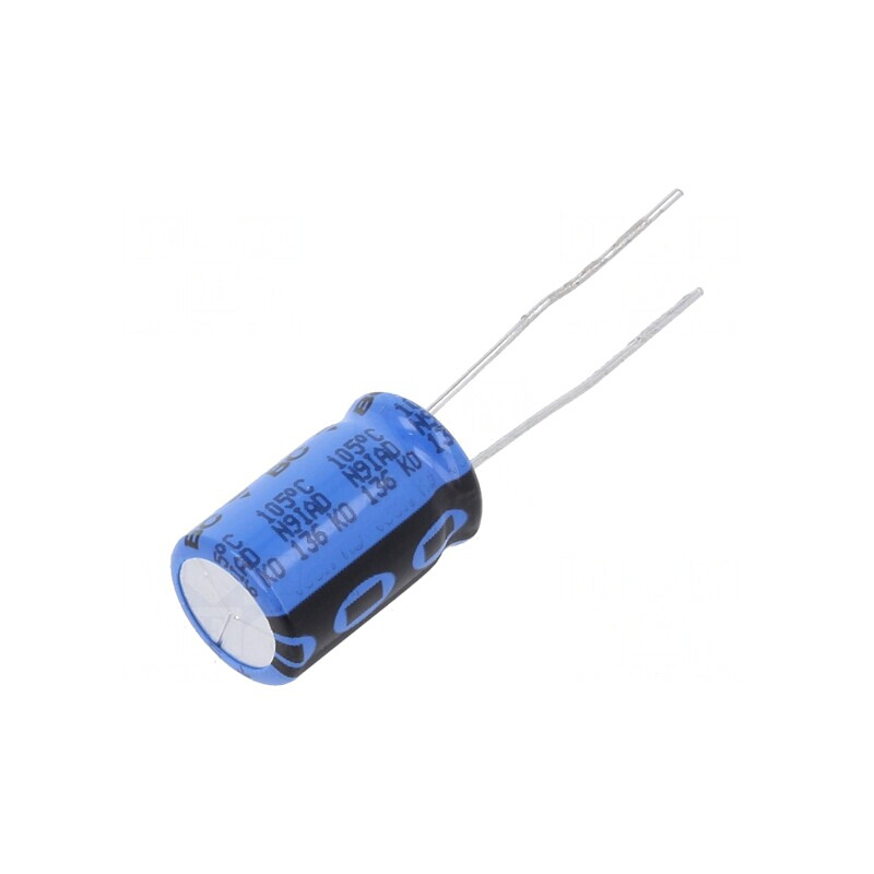 Condensator Electrolitic THT 47uF 100V 10x16mm 5mm | Electronic-mag.ro | Componente Electronice